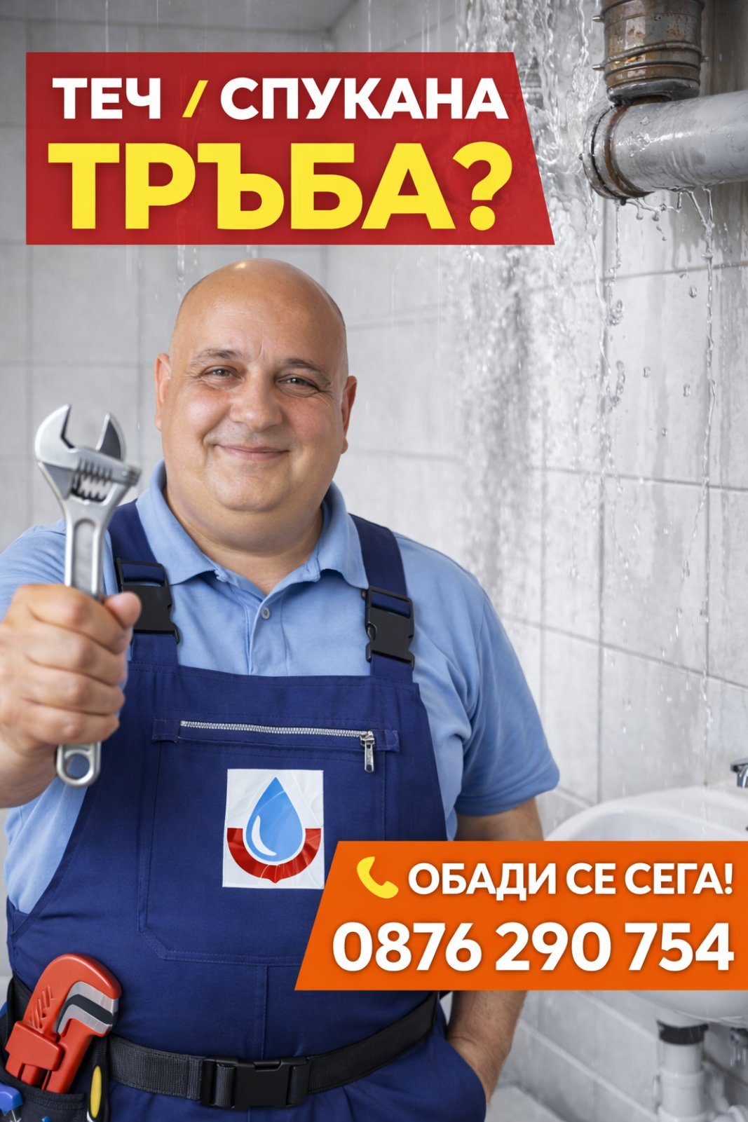 plumber repair sink wrench